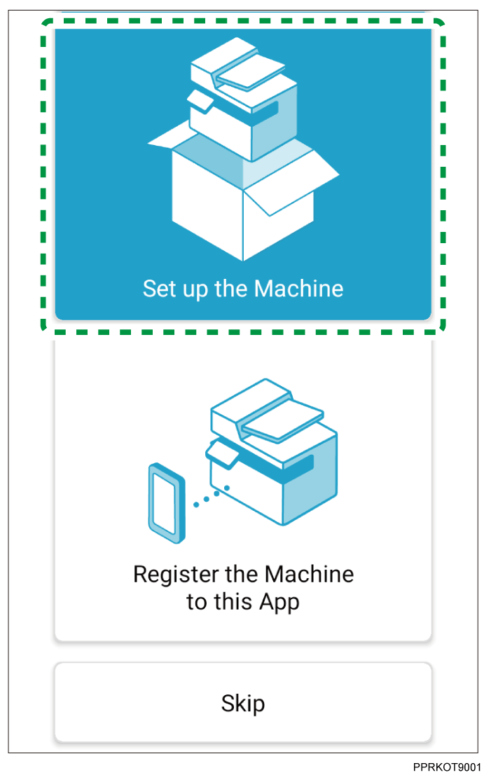 Application screen illustration