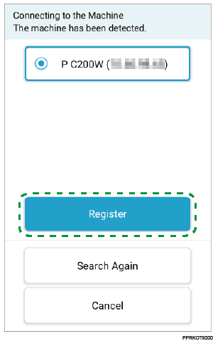 Finding a Printer by the Automatic Search | User Guide | RICOH 