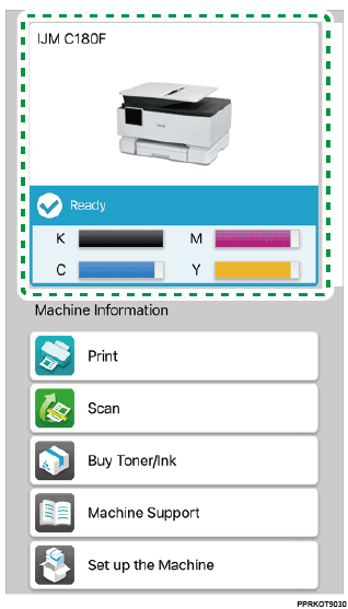 Application screen illustration