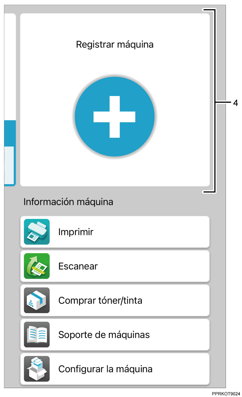 Ilustraci&oacute;n de la pantalla de la aplicaci&oacute;n