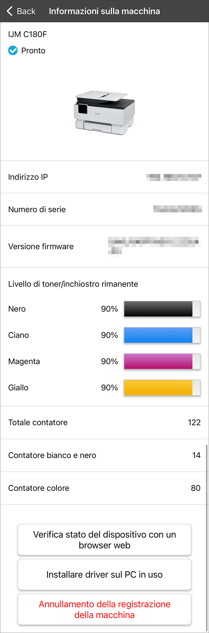 Immagine schermata applicazione